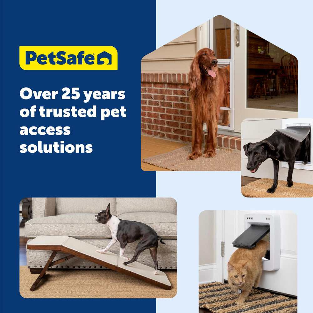PetSafe acceso fácil para mascotas, permite entrada y salida con comodidad.