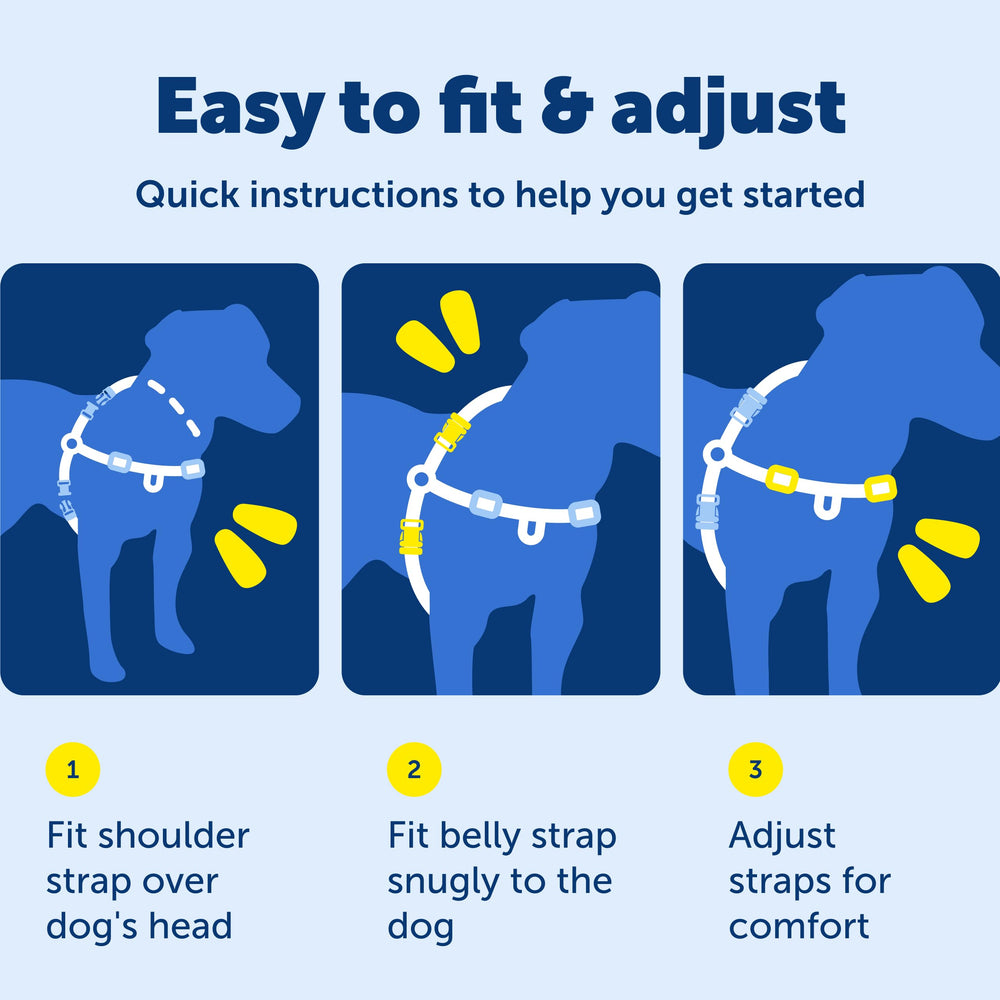 PetSafe Easy Walk arnés con hebillas de hombro rápidas para ponérselo