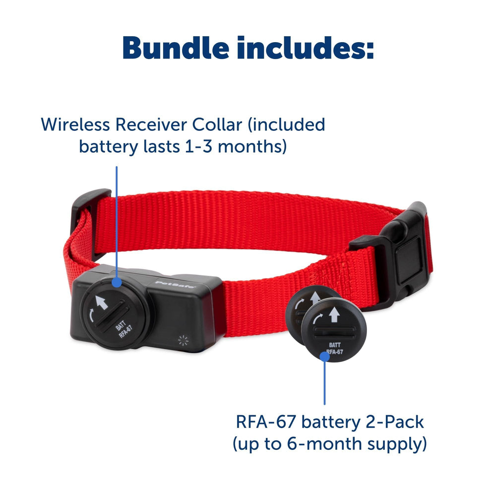Baterías RFA-67D-11 de repuesto para collar PetSafe.
