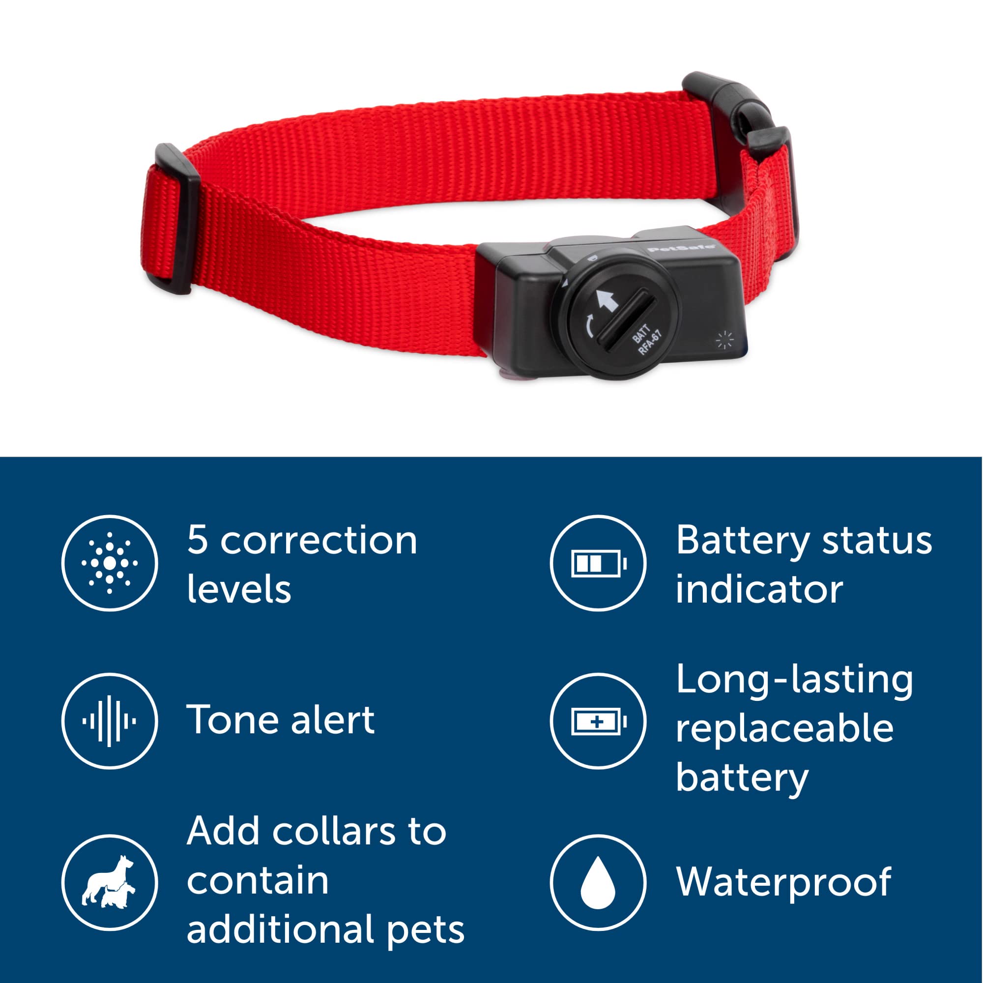 Petsafe collar impermeable: cómodo para perros activos al aire libre