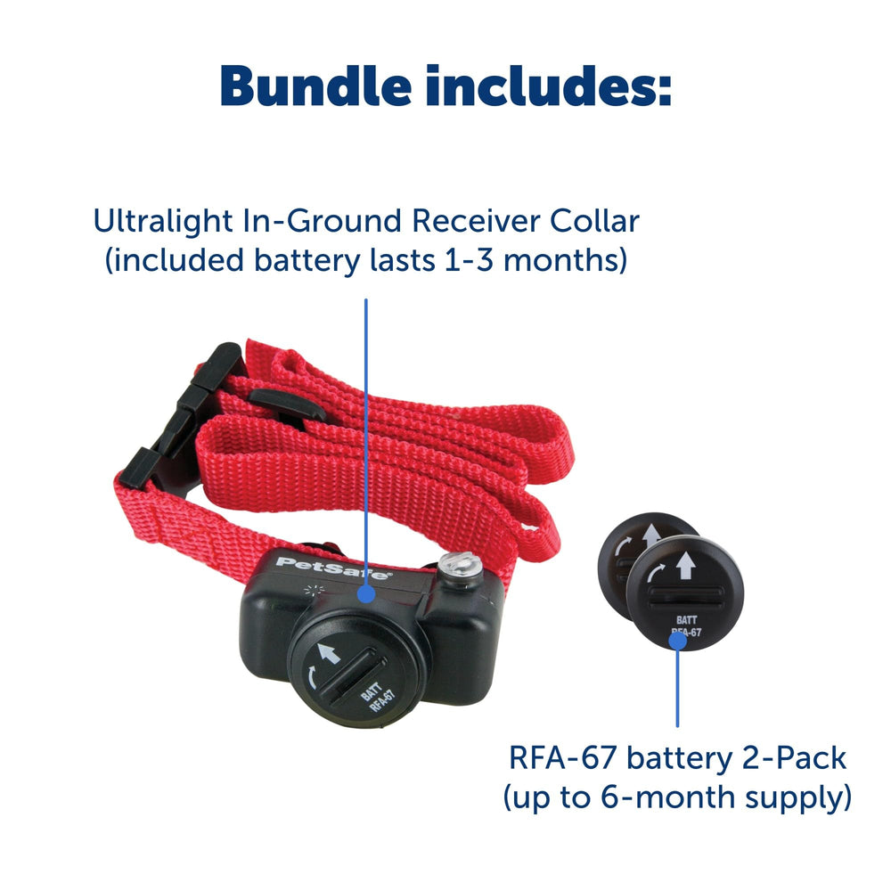 PetSafe UltraLight baterías de repuesto para disponibilidad continua