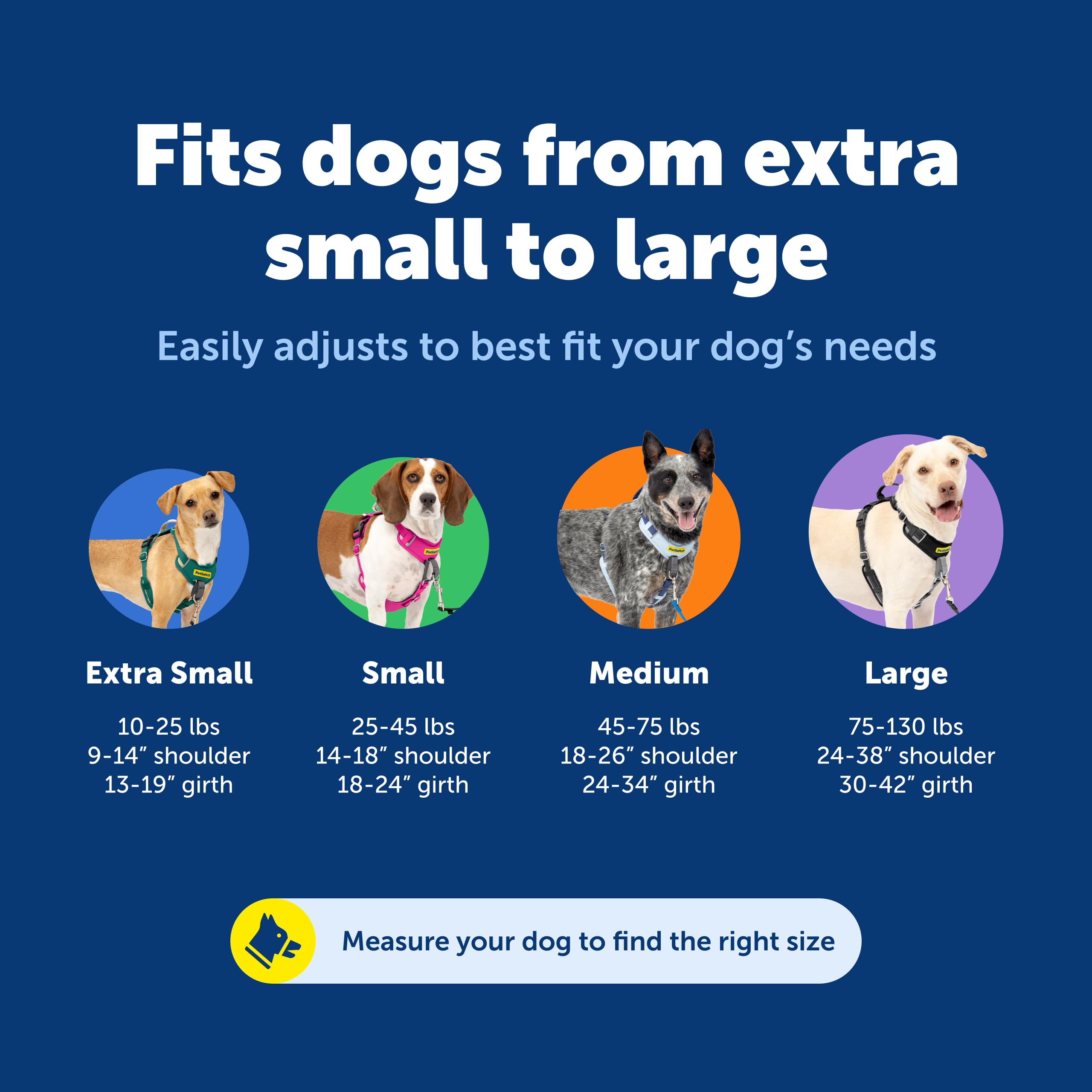 PetSafe Easy Walk: asa de control y cierres fáciles de usar.