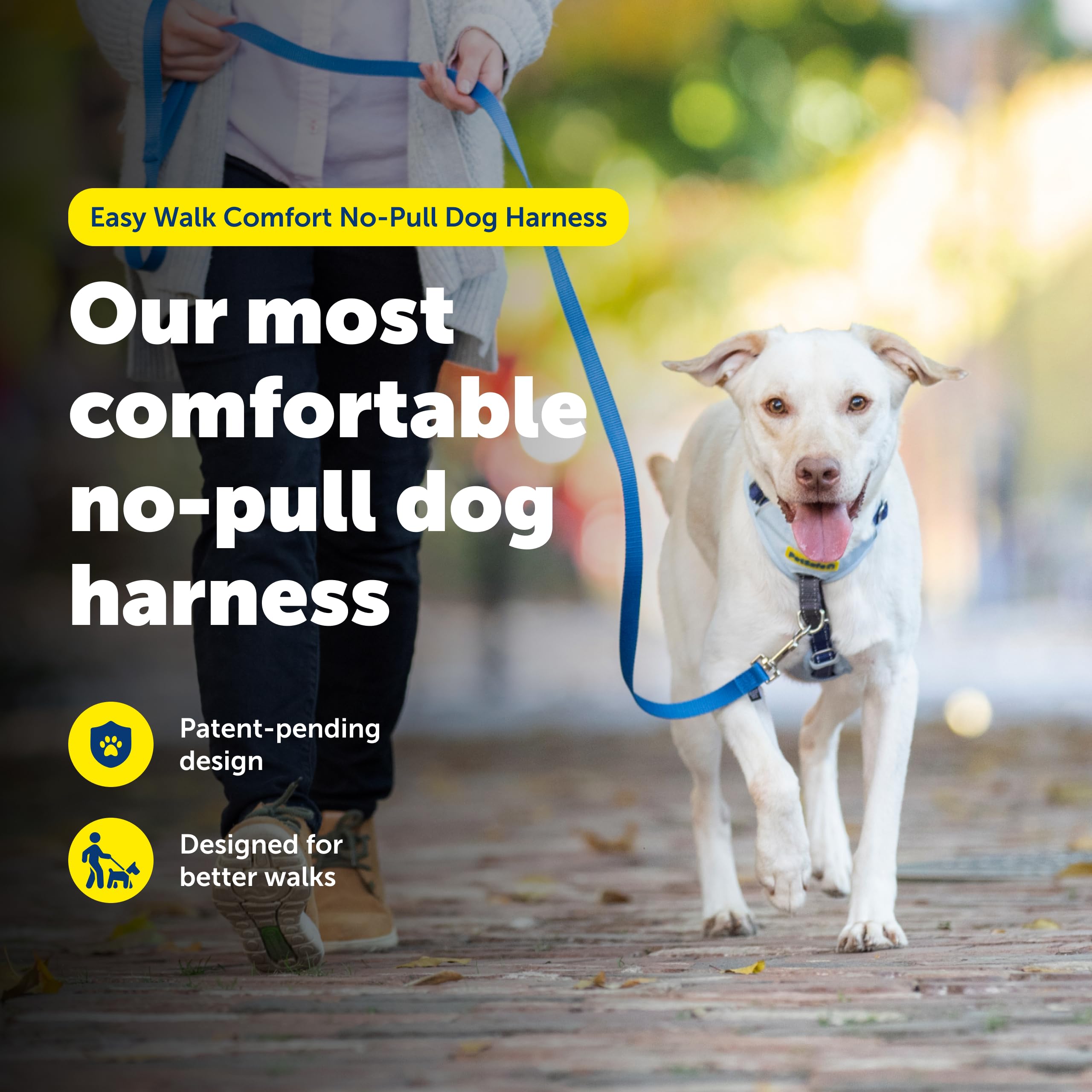 PetSafe Easy Walk: bucle martingala frontal para redirección suave.