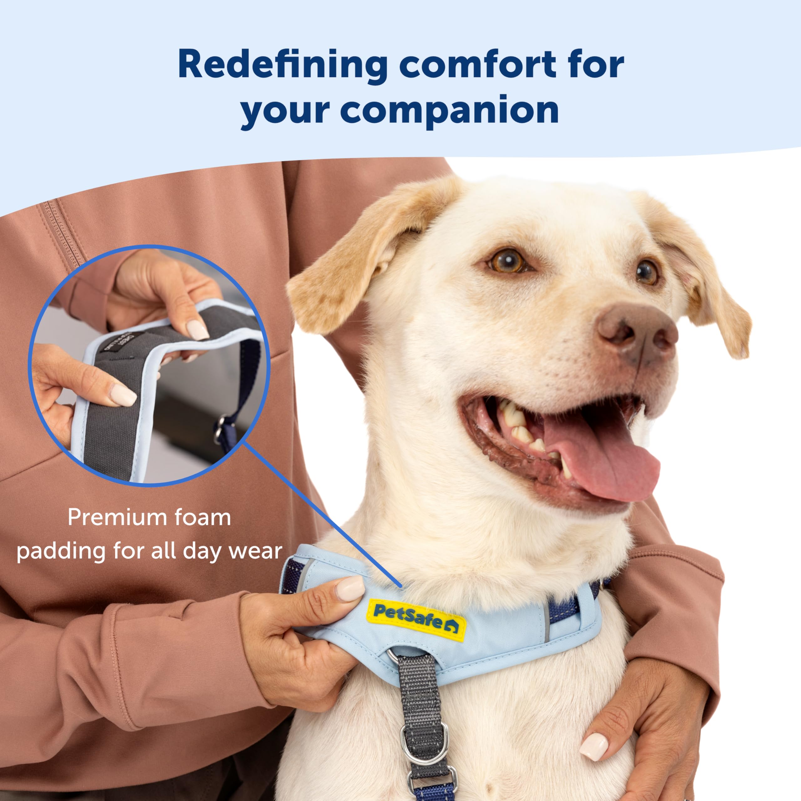 PetSafe Easy Walk Comfort, acolchado total para mayor confort durante paseos largos