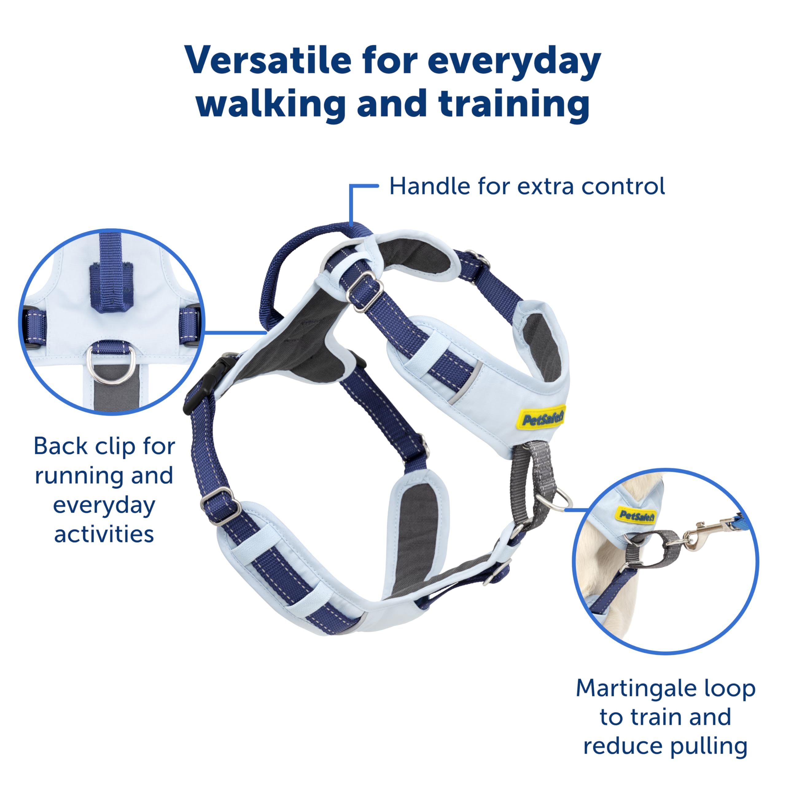 PetSafe Easy Walk Comfort, asa de control para maniobras rápidas y seguras