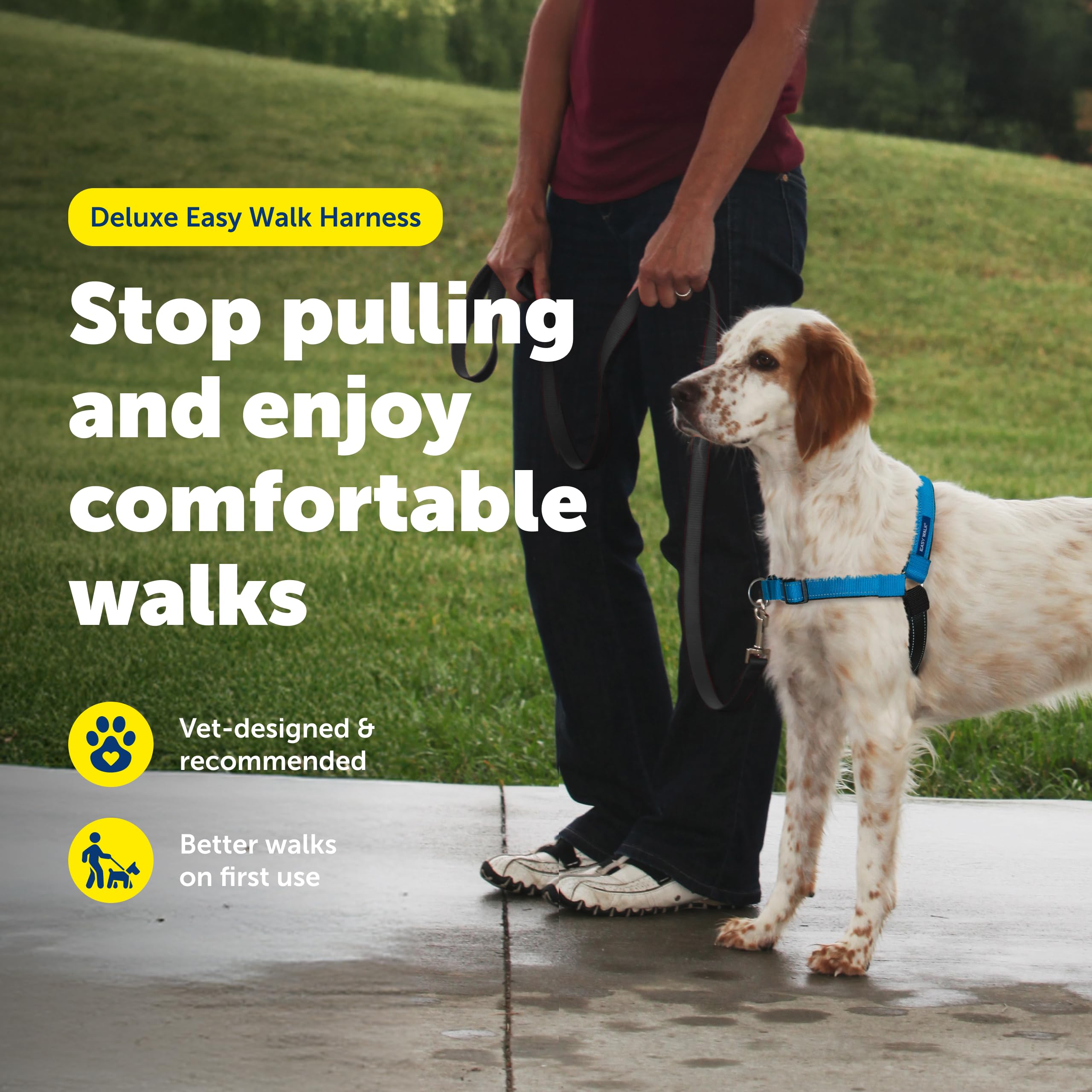 PetSafe Easy Walk Deluxe, banda de neopreno acolchada para mayor confort