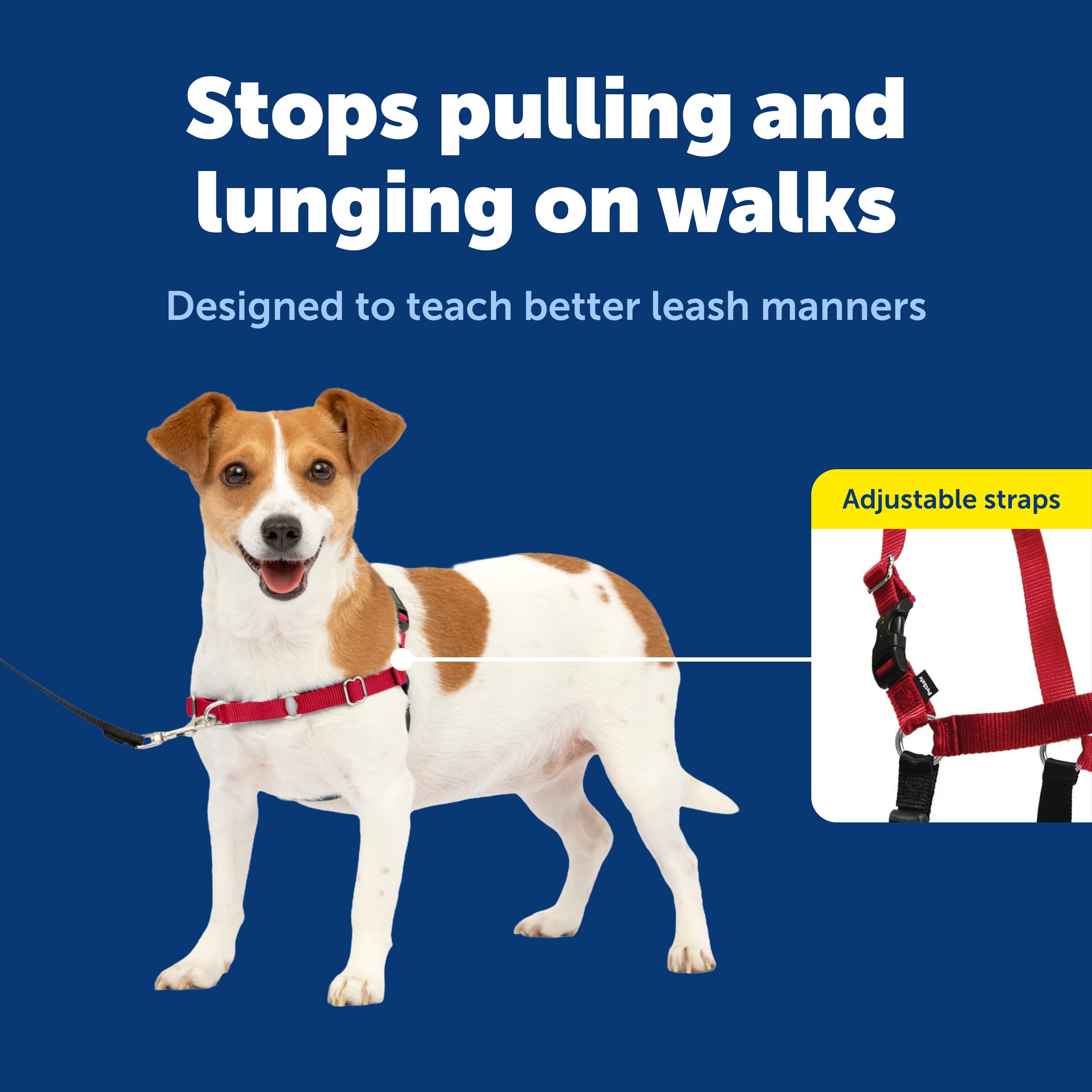 Tejido transpirable del arnés PetSafe Easy Walk para mayor comodidad.