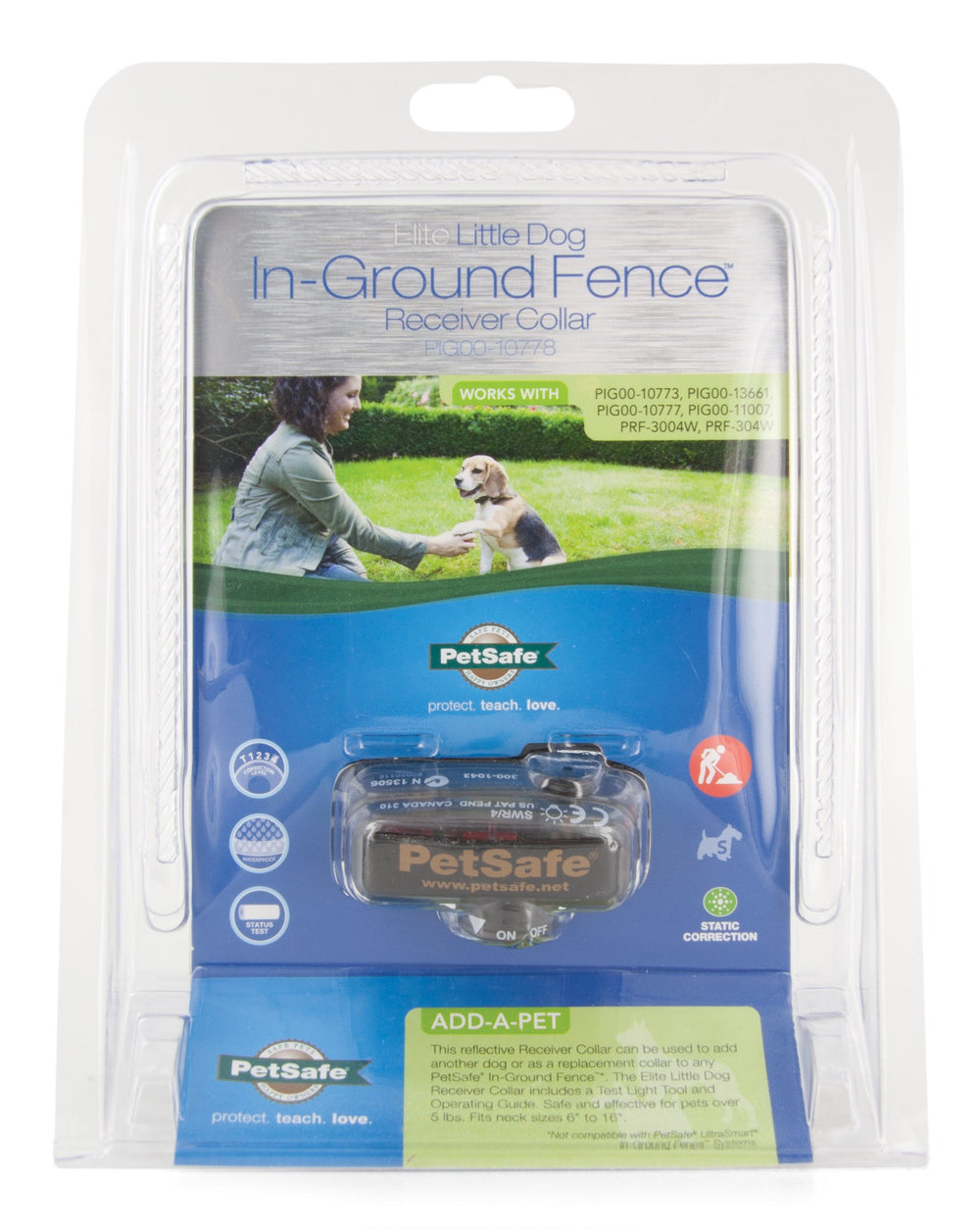 Cerca subterránea PetSafe con collar receptor tono y corrección para delimitar áreas con precisión.