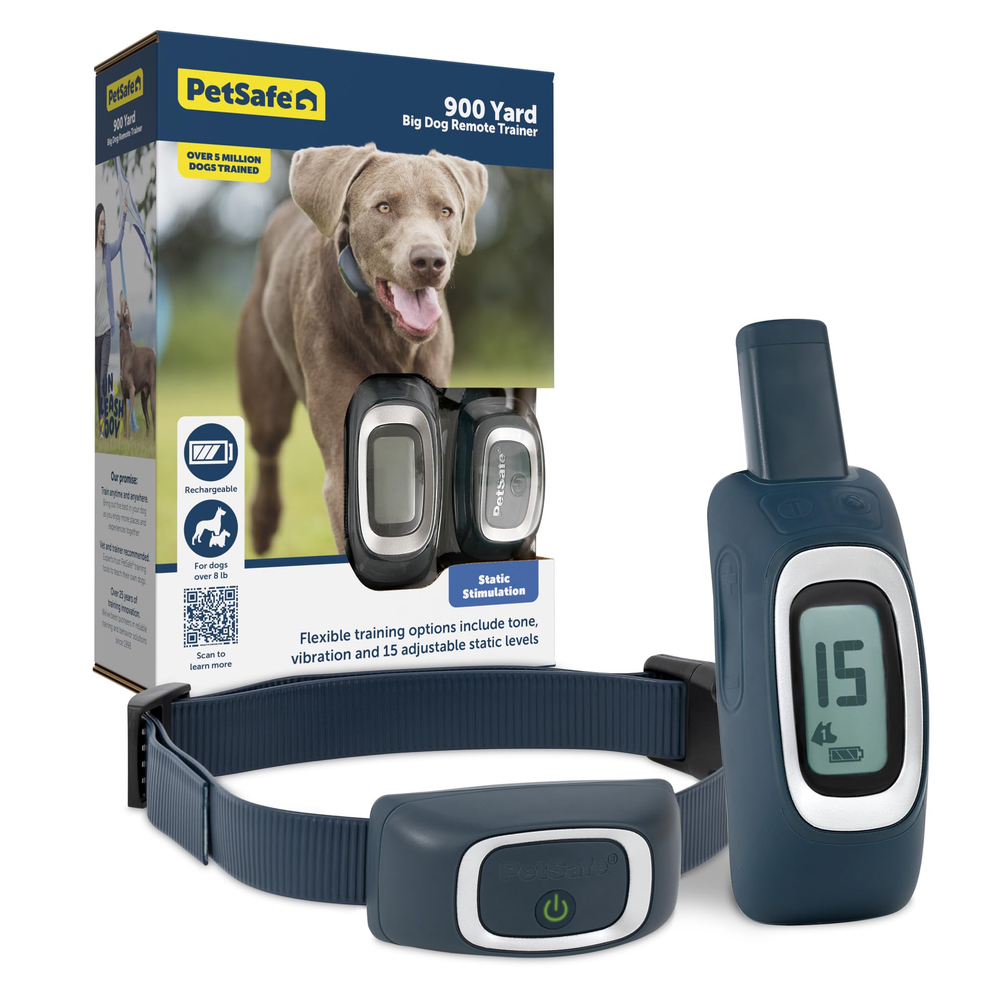 PetSafe Entrenador Remoto 900 Yardas para recordar al perro a distancia, ideal para paseos largos