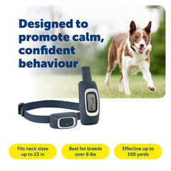 PetSafe entrenador remoto con collar y botones grandes para uso nocturno.