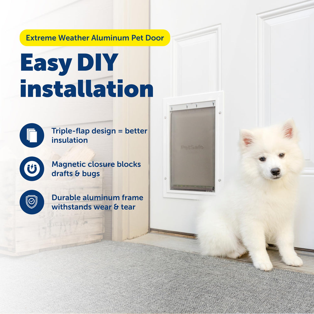PetSafe Extreme Weather: barrera térmica triple que ayuda a mantener la temperatura interior.