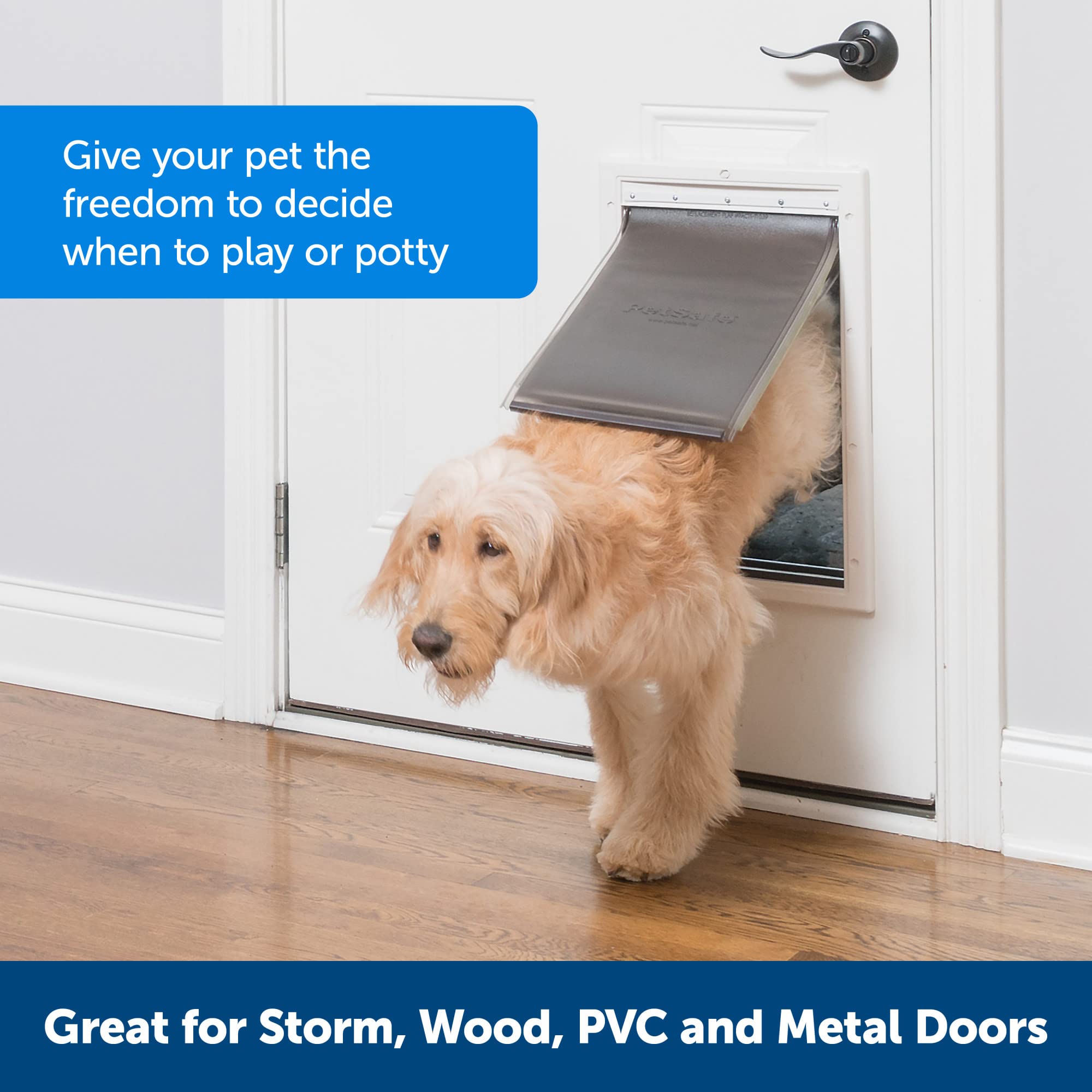 PetSafe Extreme Weather, vista interior, diseño para confort dentro del hogar.