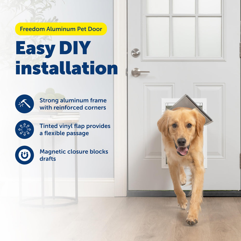 PetSafe Freedom: puerta para perros y gatos, acceso cómodo en puertas.
