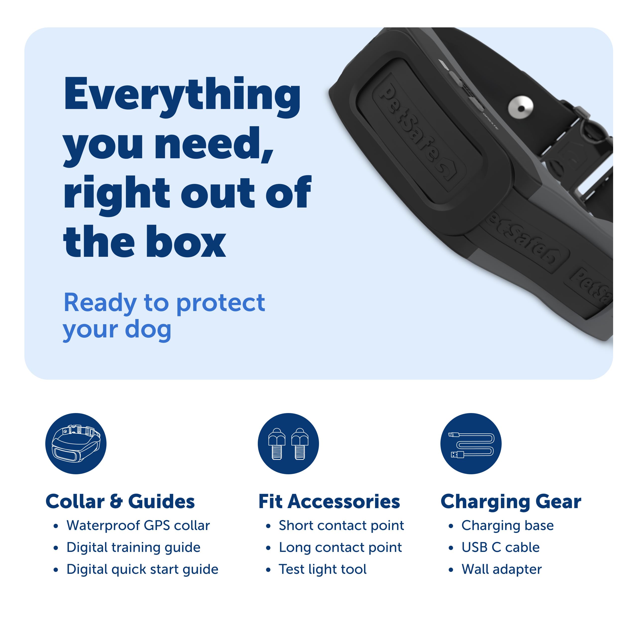 Batería recargable del Guardian GPS 2.0 para menos reemplazos.
