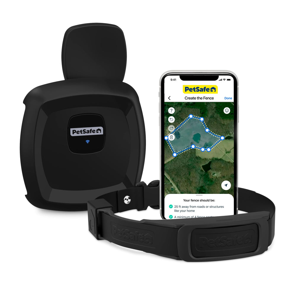 PetSafe Guardian GPS Collar impermeable, ideal para actividades al aire libre.