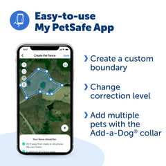 PetSafe Guardian GPS Collar con tono y vibración para entrenamiento suave.