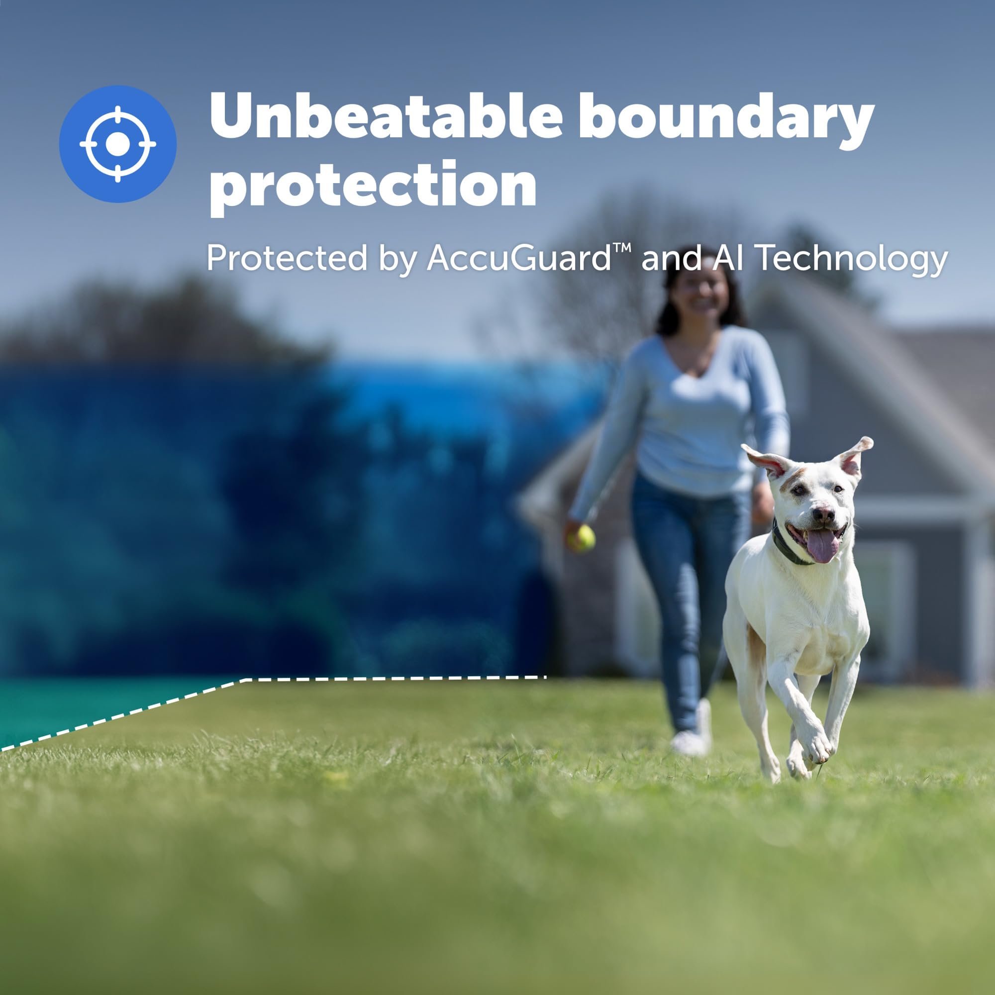 PetSafe Guardian GPS Configuración de zonas virtuales ajustadas con la aplicación.