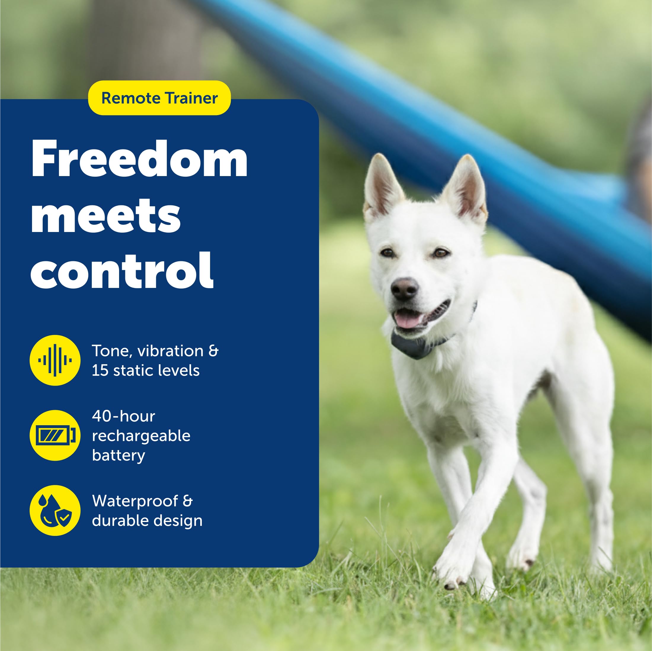 PetSafe Mando intuitivo con pantalla legible facilita el uso diario.