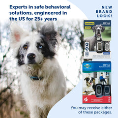 PetSafe mando remoto en la mano con controles intuitivos para sesiones rápidas.