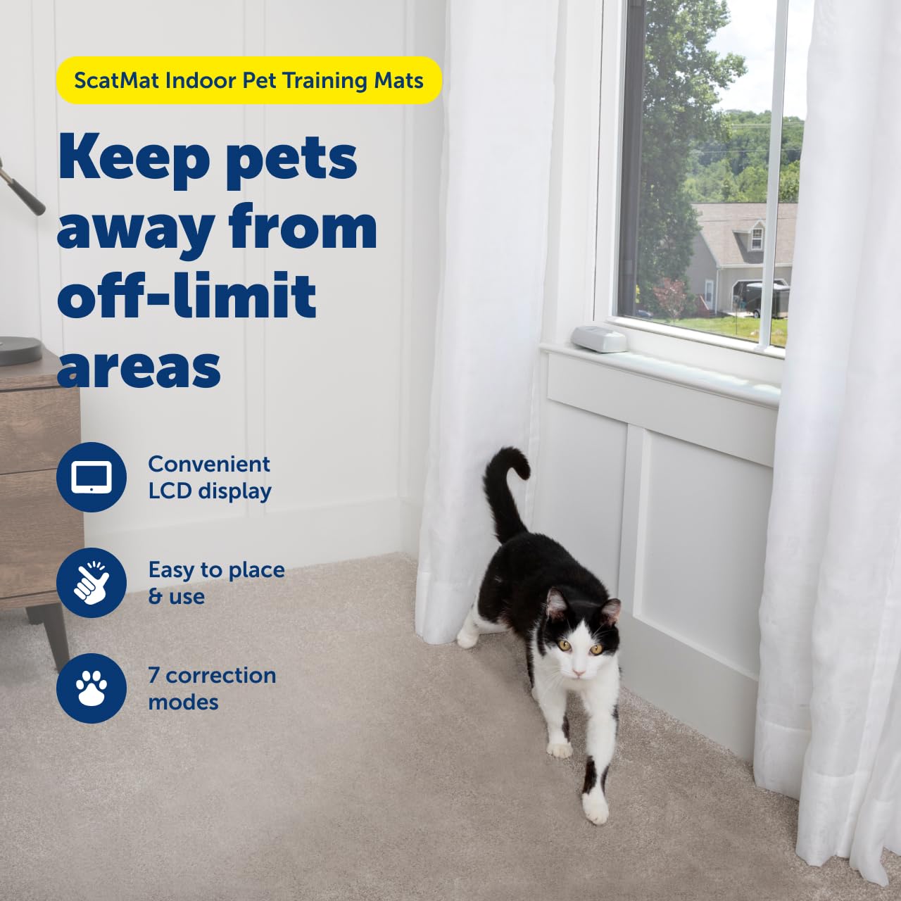 PetSafe ScatMat corrección táctil para evitar subir a muebles.