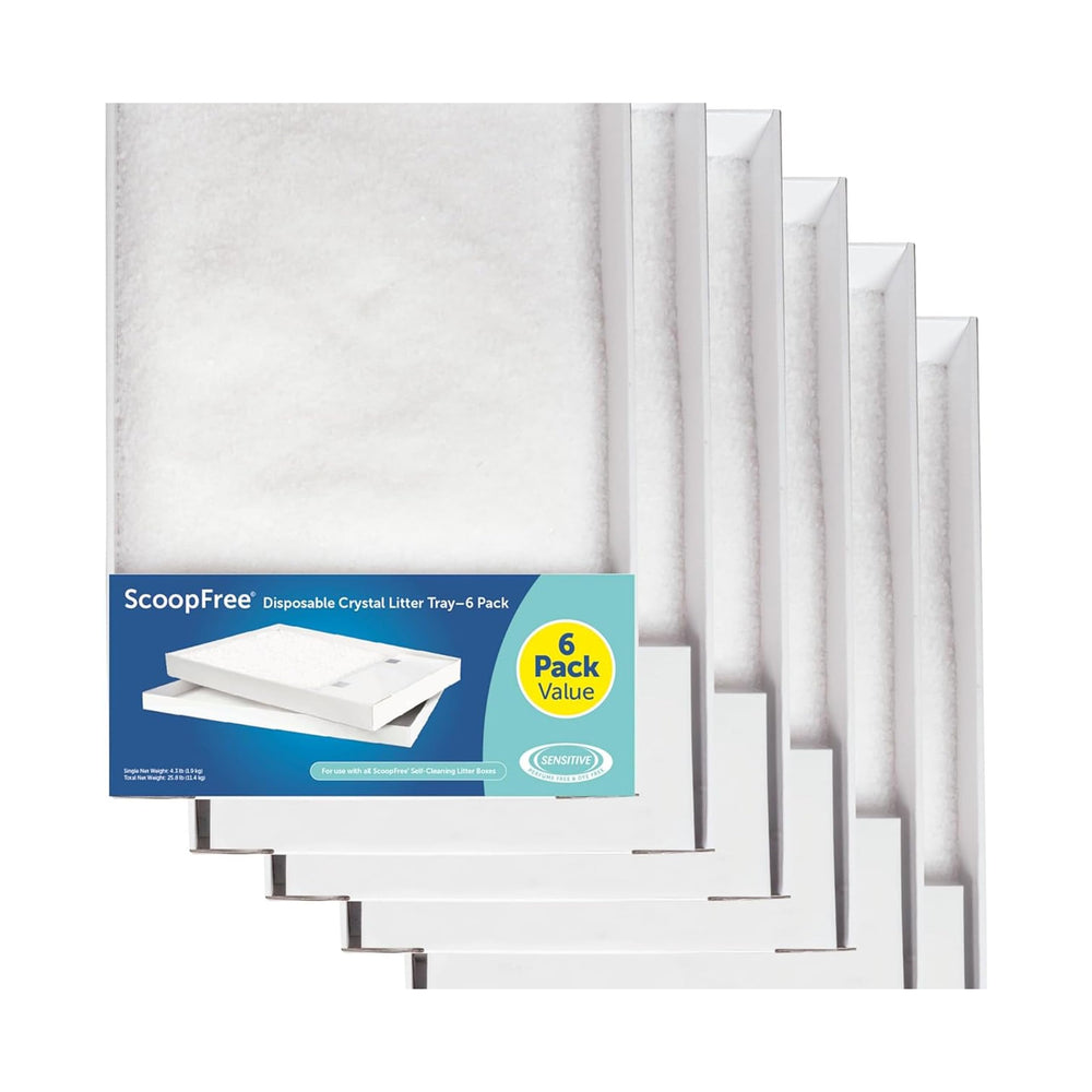 PetSafe ScoopFree bandeja cristales desechable para gato, limpieza sin esfuerzo.
