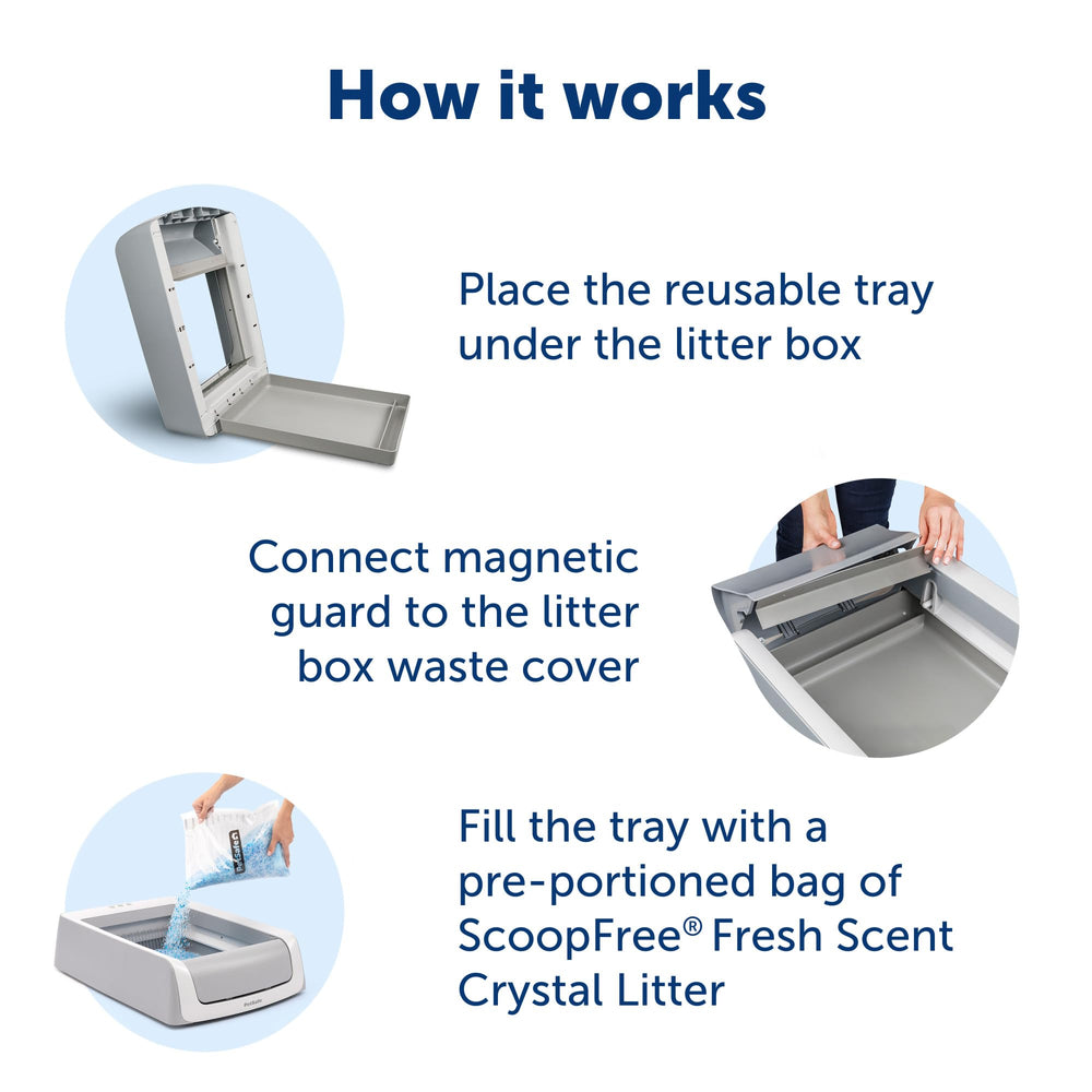 PetSafe ScoopFree base de plástico duradera y ligera