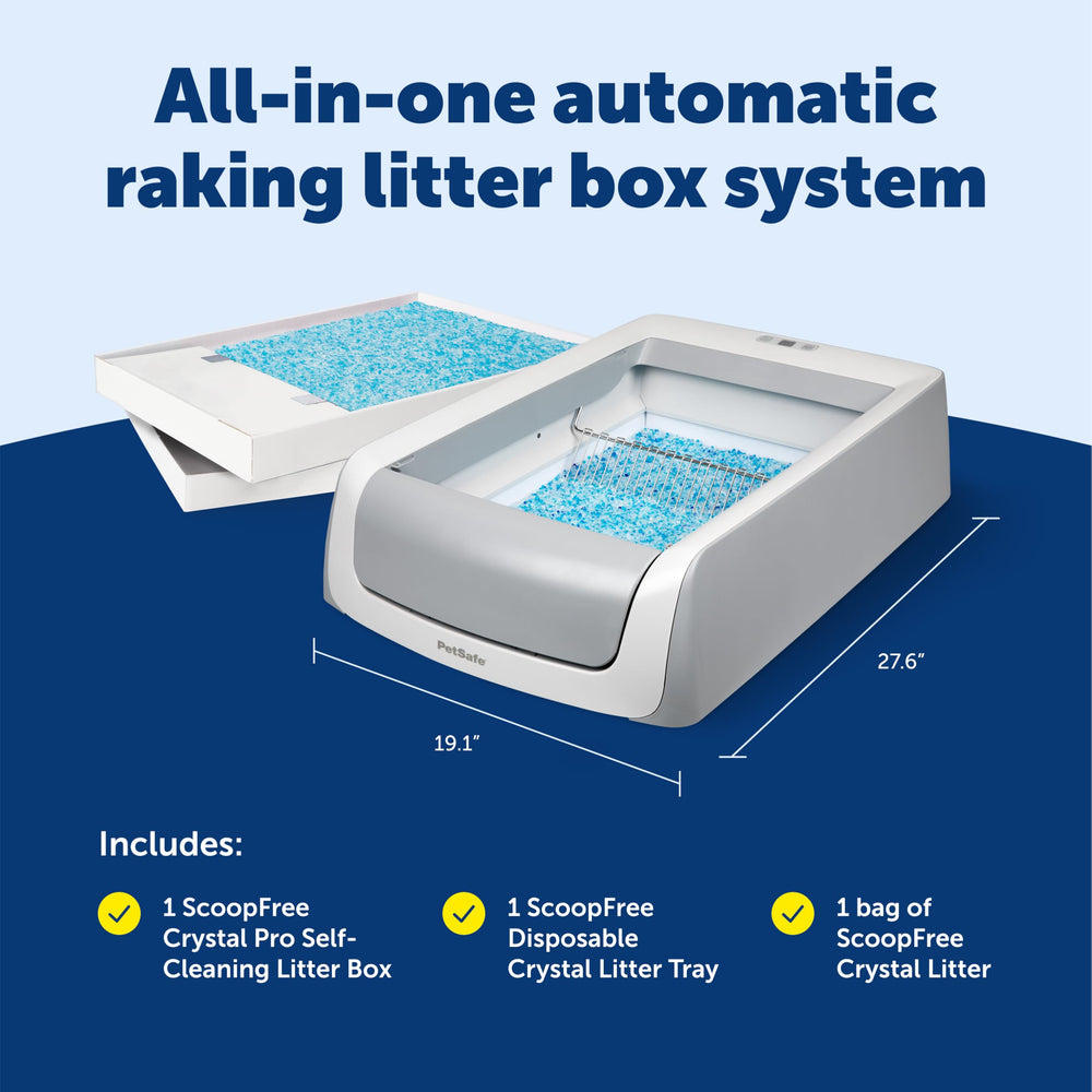 PetSafe ScoopSafe Crystal Pro Legacy: cristales absorben líquidos y reducen olores