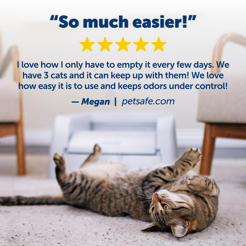 PetSafe ScoopFree, reemplazo de bandeja sencillo y rápido.