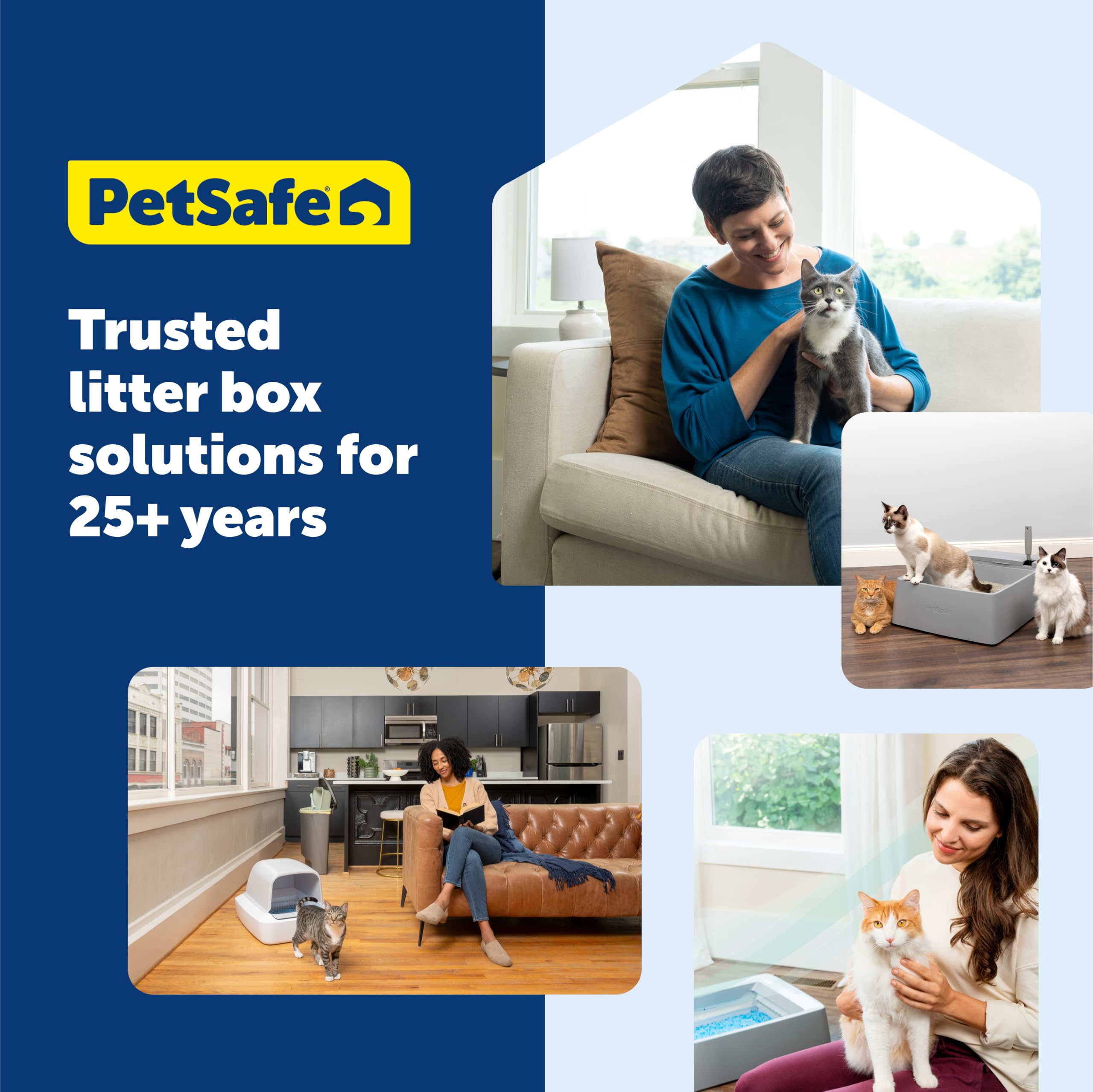 PetSafe ScoopFree SmartSpin acceso cómodo para gatos de hasta 11 kg