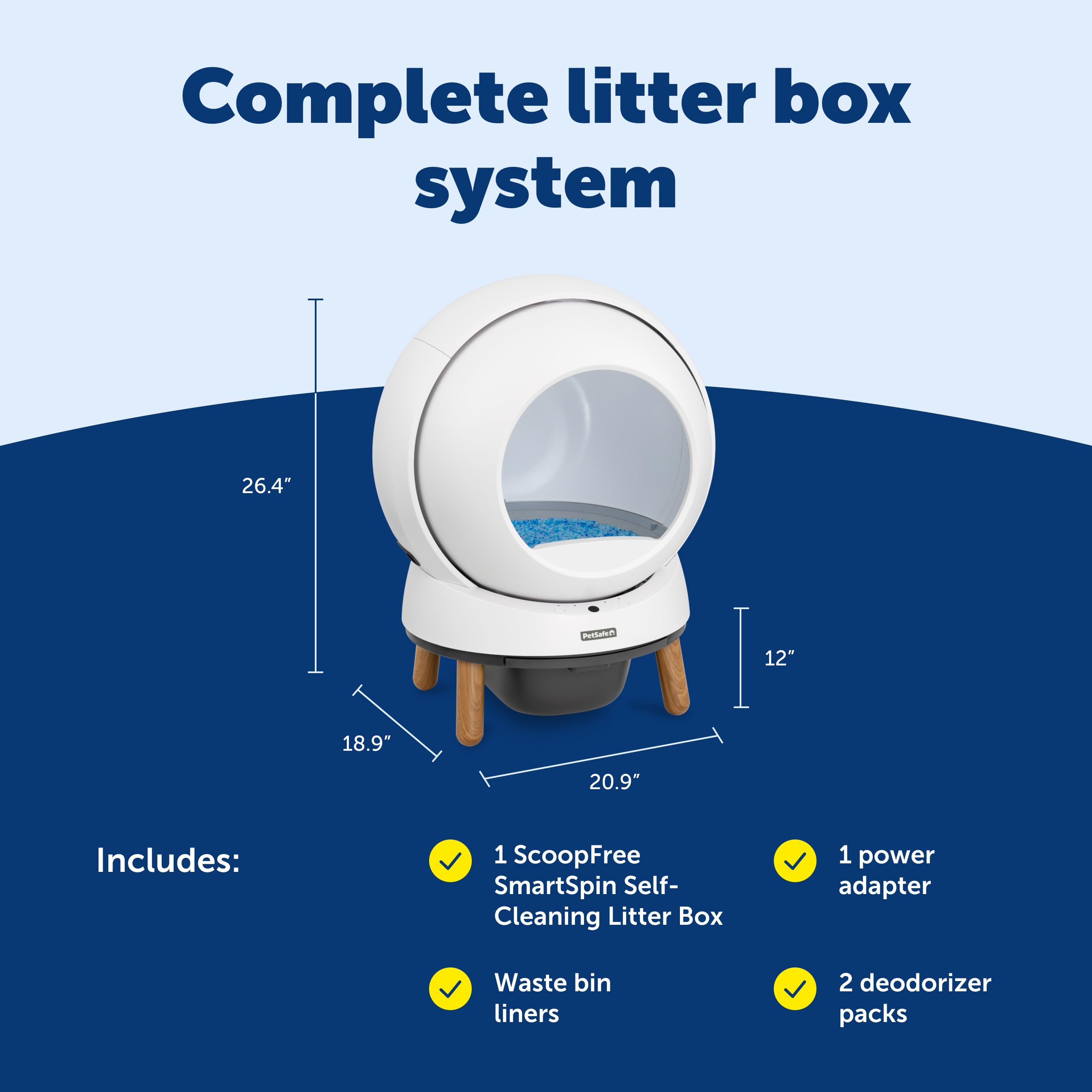 PetSafe ScoopSafe SmartSpin ofrece control de olor y desodorización para un hogar más fresco