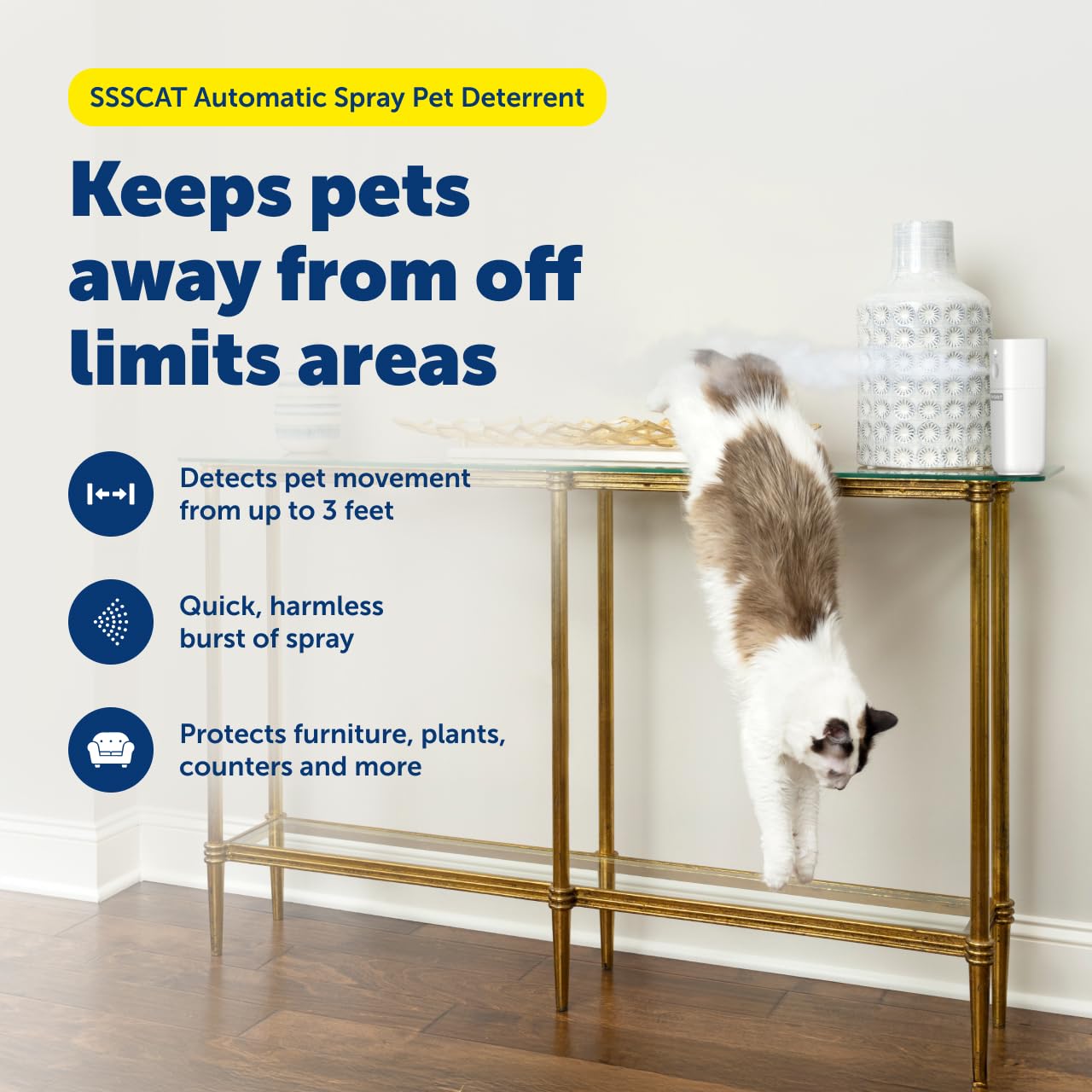 PetSafe SSSCAT rociado de aire sin olor para corrección suave.