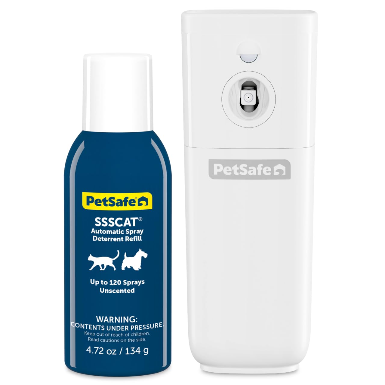 PetSafe SSSCAT con sensor de movimiento para disuadir conductas no deseadas.