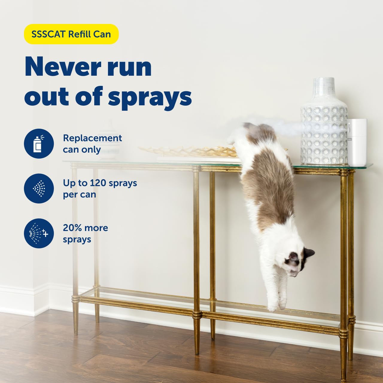 PetSafe SSSCAT sensor movimiento 90 cm para evitar saltos a mostradores