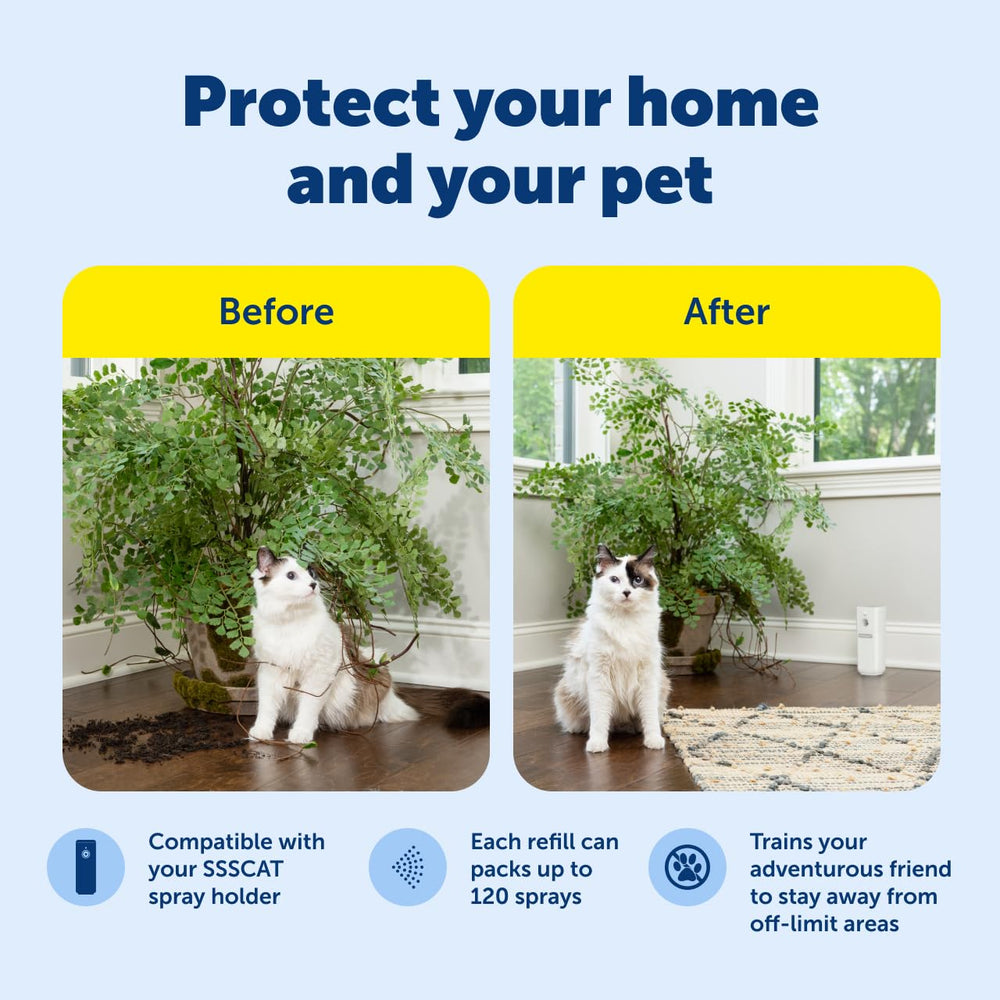 PetSafe SSSCAT spray sin olor ayuda a corregir conductas sin irritar
