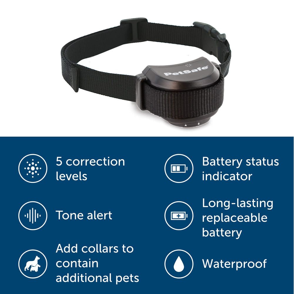 PetSafe Stay & Play collar ajustable para comodidad en cuellos 6 a 28 pulgadas