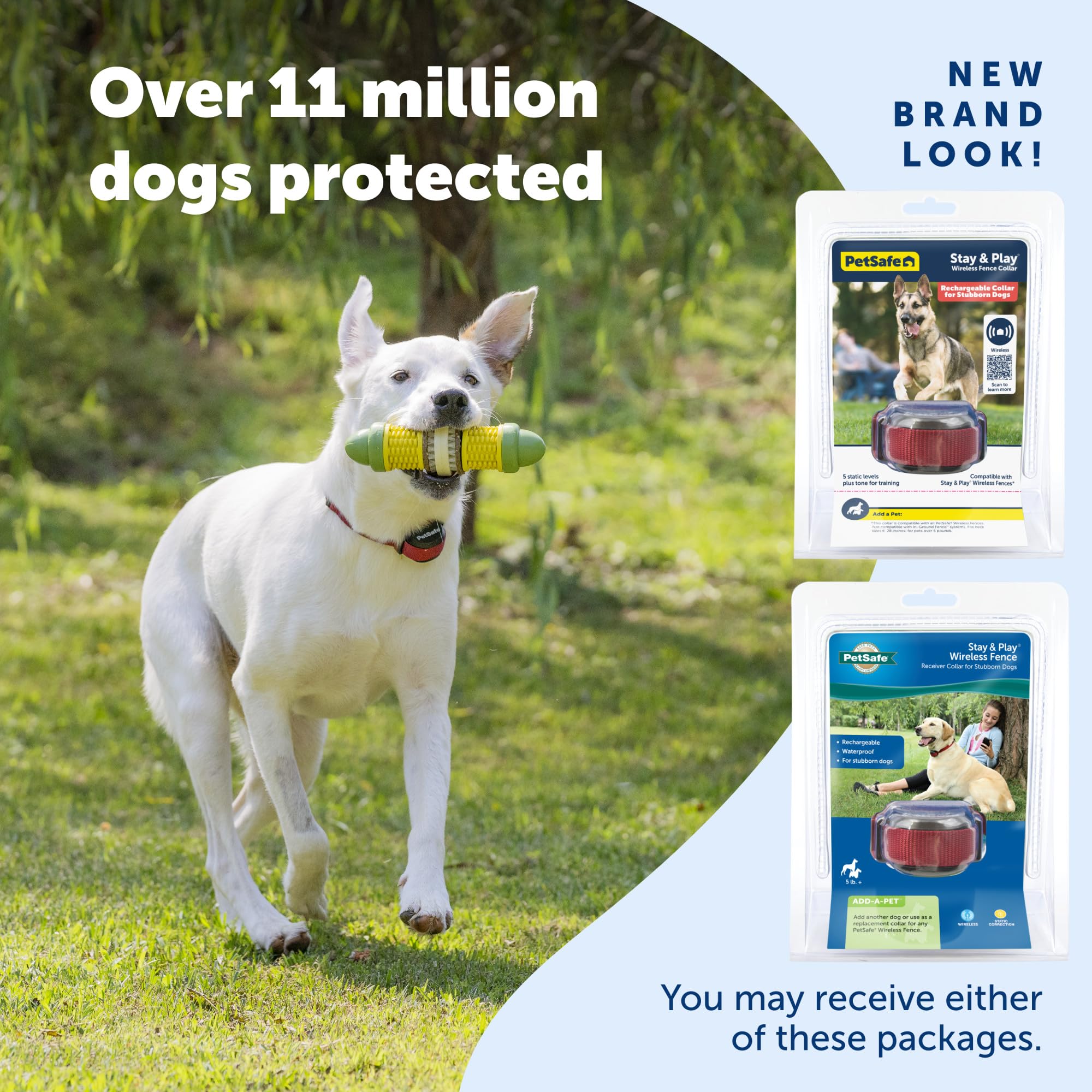 PetSafe Stay & Play: collar impermeable, ideal para perros activos al aire libre.