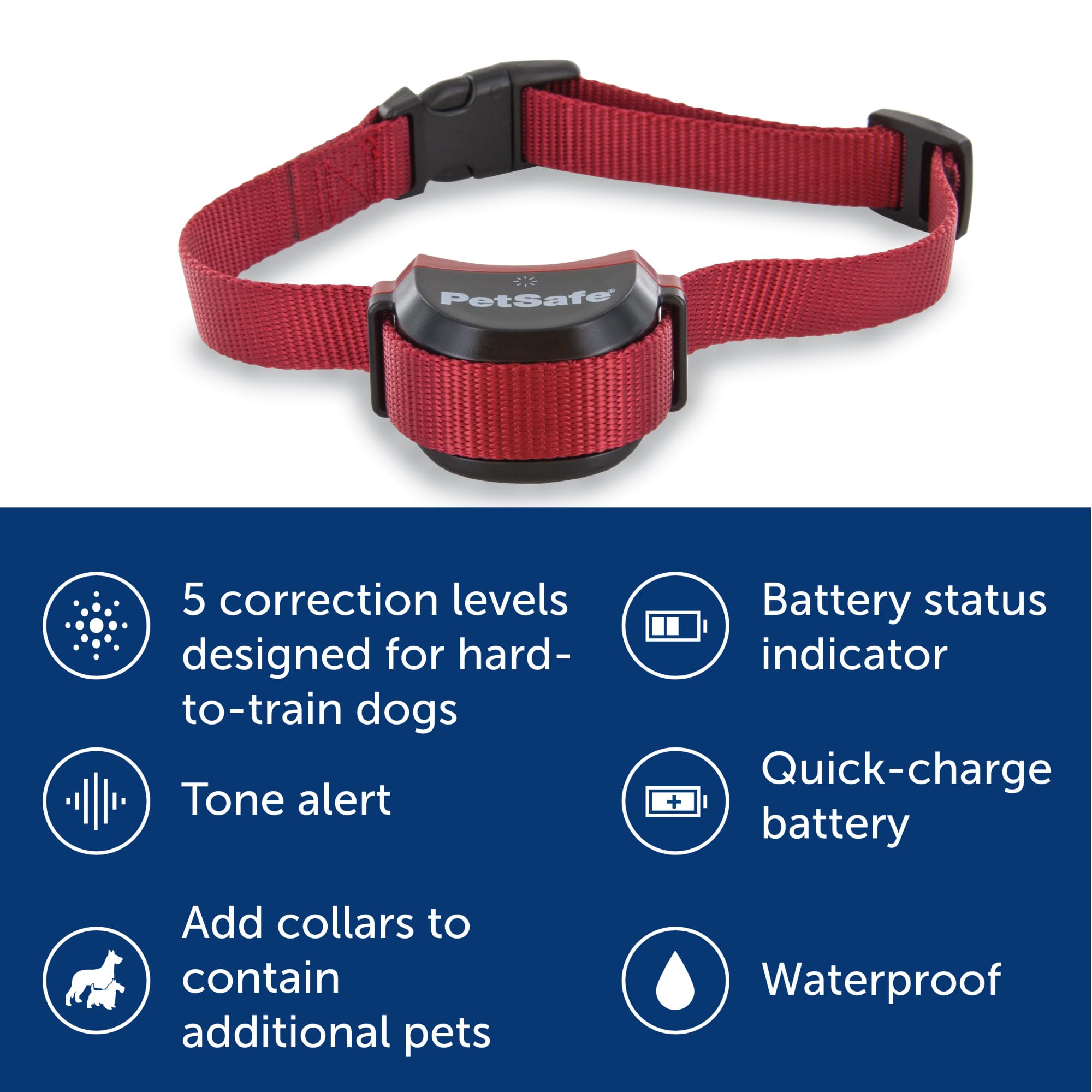 PetSafe Stay & Play: modo tono para entrenamiento sin estática.