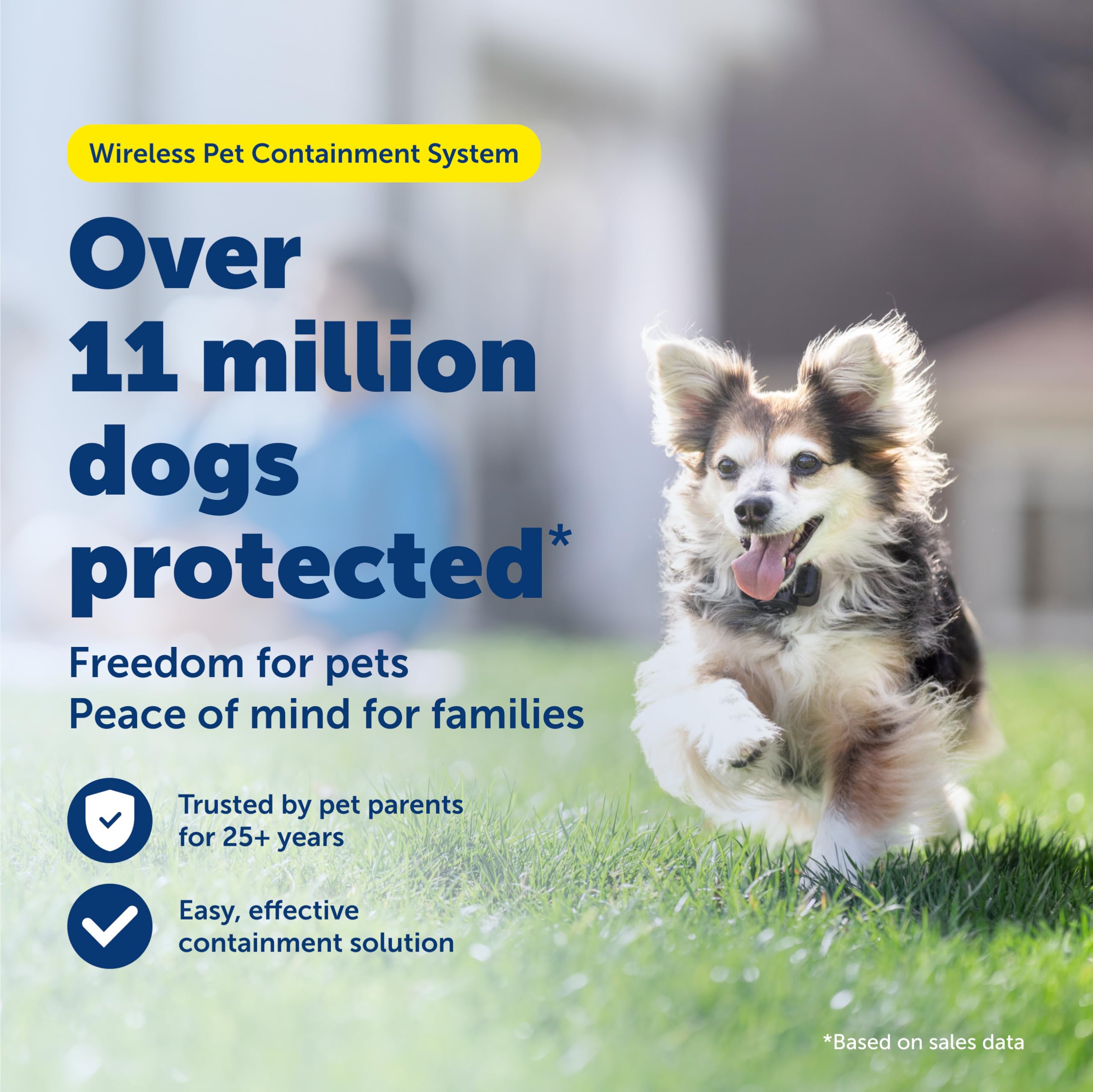 PetSafe transmisor inalámbrico compacto para uso en casa o viaje.