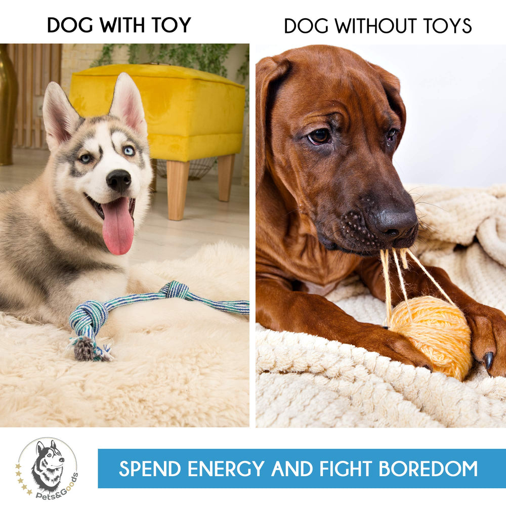 Pets&Goods: cuerda-lavable-colores, diseño brillante para juego interior y exterior.