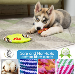 Pets&Goods: juguete-cuerda-dientes para perros pequeños, mordida controlada y juego.