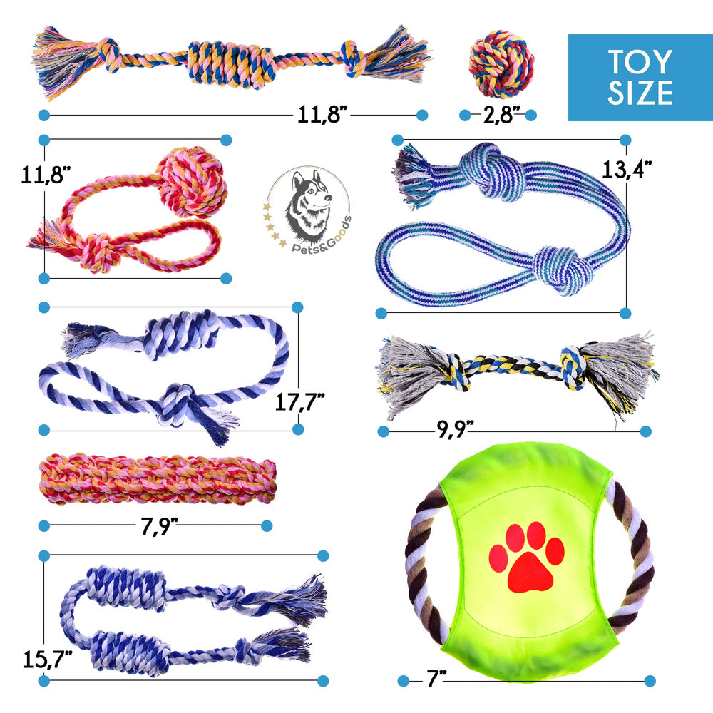 Pets&Goods: juguete-cuerda-durable-para-exterior, resistente para masticar.