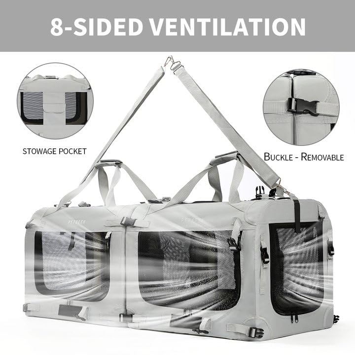 Petseek cama desmontable suave y lavable incluida para confort diario.