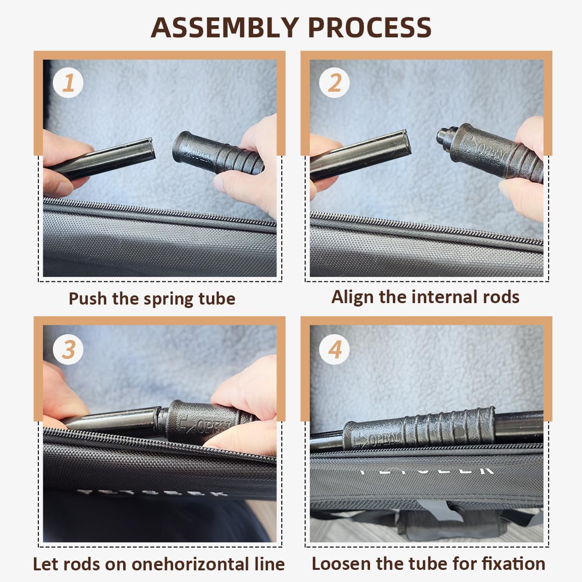 Uso en coche: anclaje de cinturón para viajar con Petseek de forma estable.