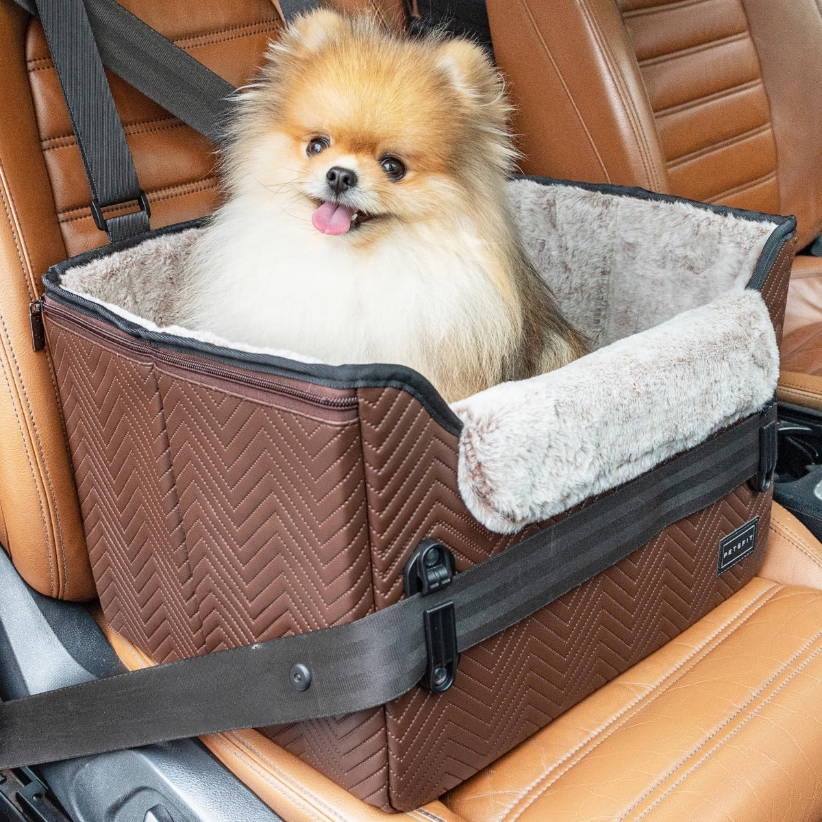 Petsfit asiento de coche para perro, impermeable y cómodo para viajes.