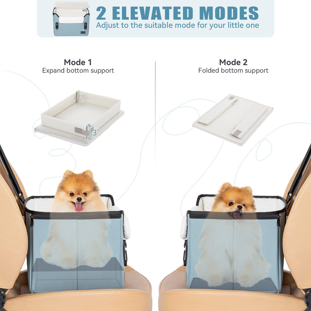 PETSFIT: instalación rápida en asientos delantero o trasero para mayor flexibilidad.