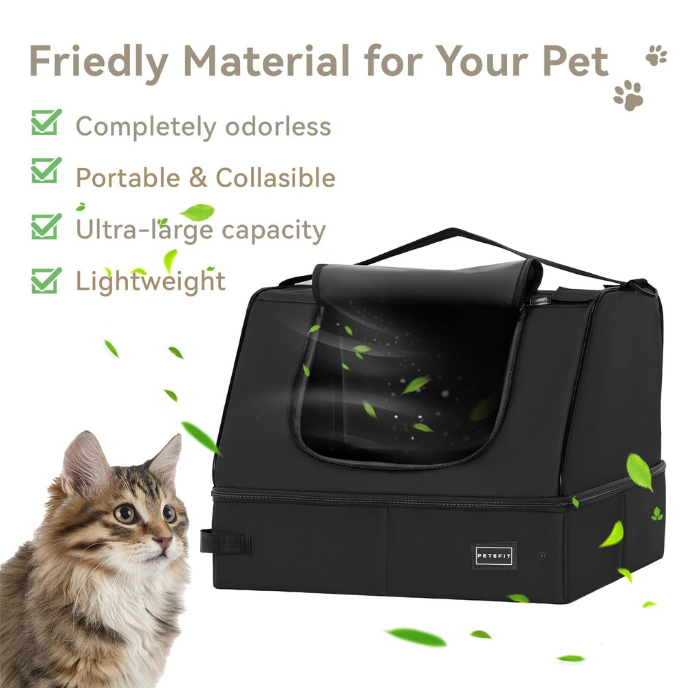 PETSFIT bucle en forma de D para colgar la pala de arena en la bandeja.