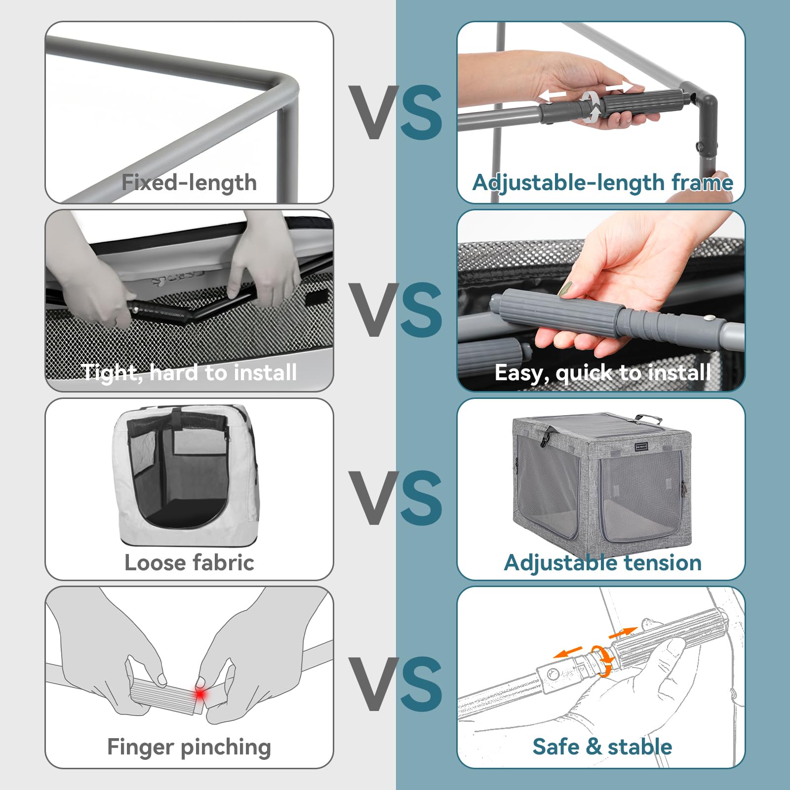 Petsfit base impermeable para facilitar limpieza y evitar fugas