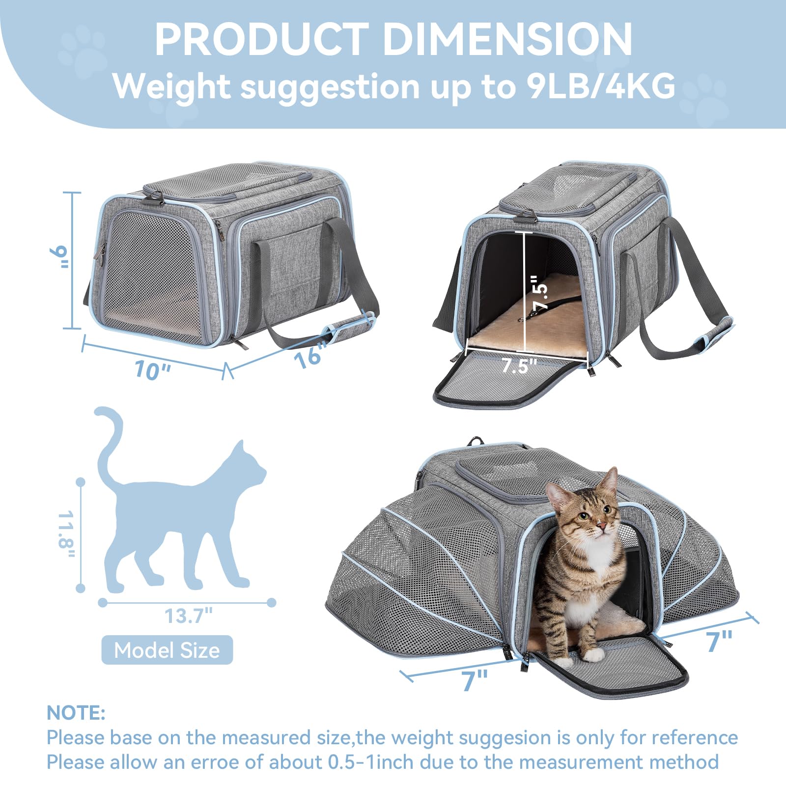 Petsfit base de PP estable para mayor seguridad durante el transporte
