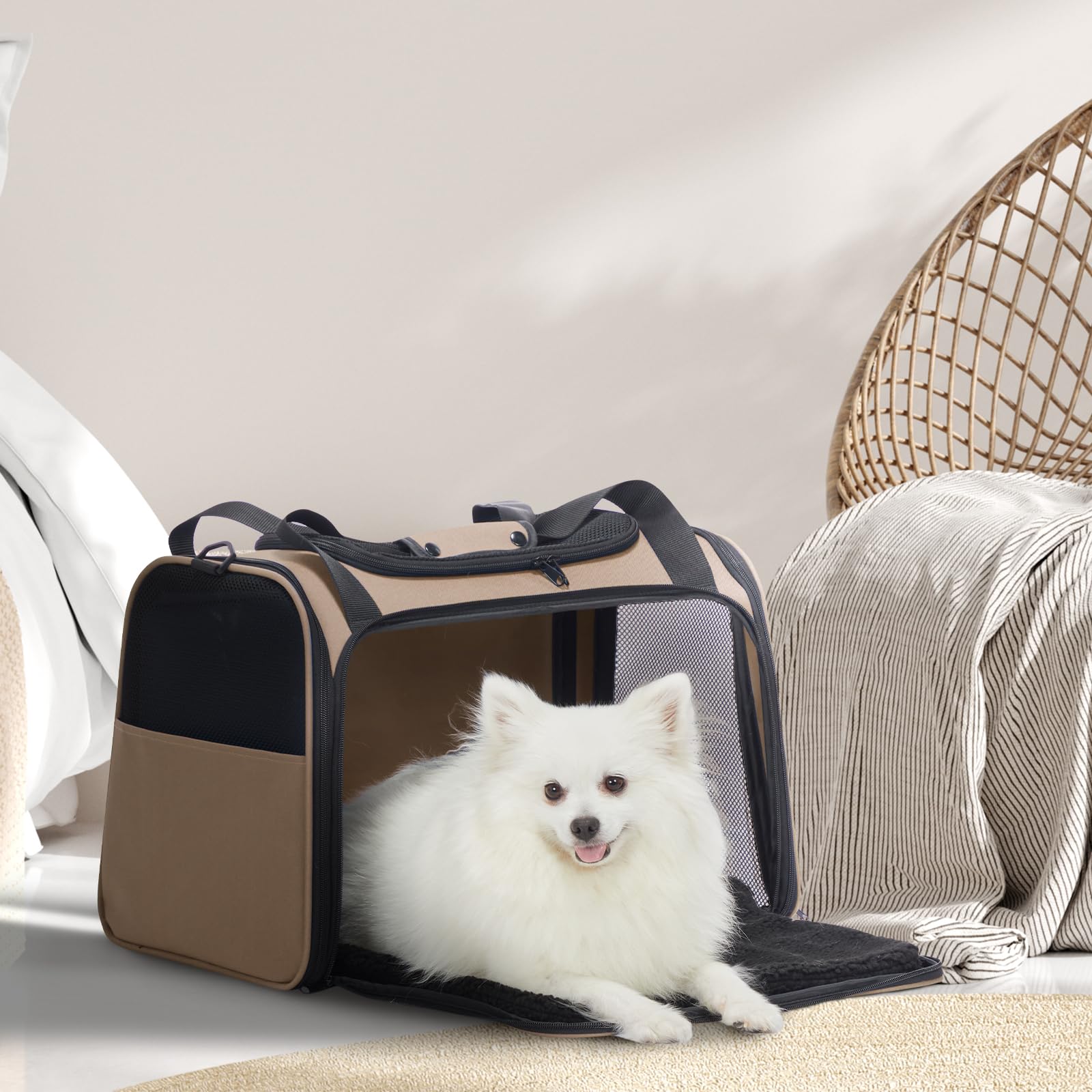 Petsfit bolsillo lateral para snacks y documentos de viaje