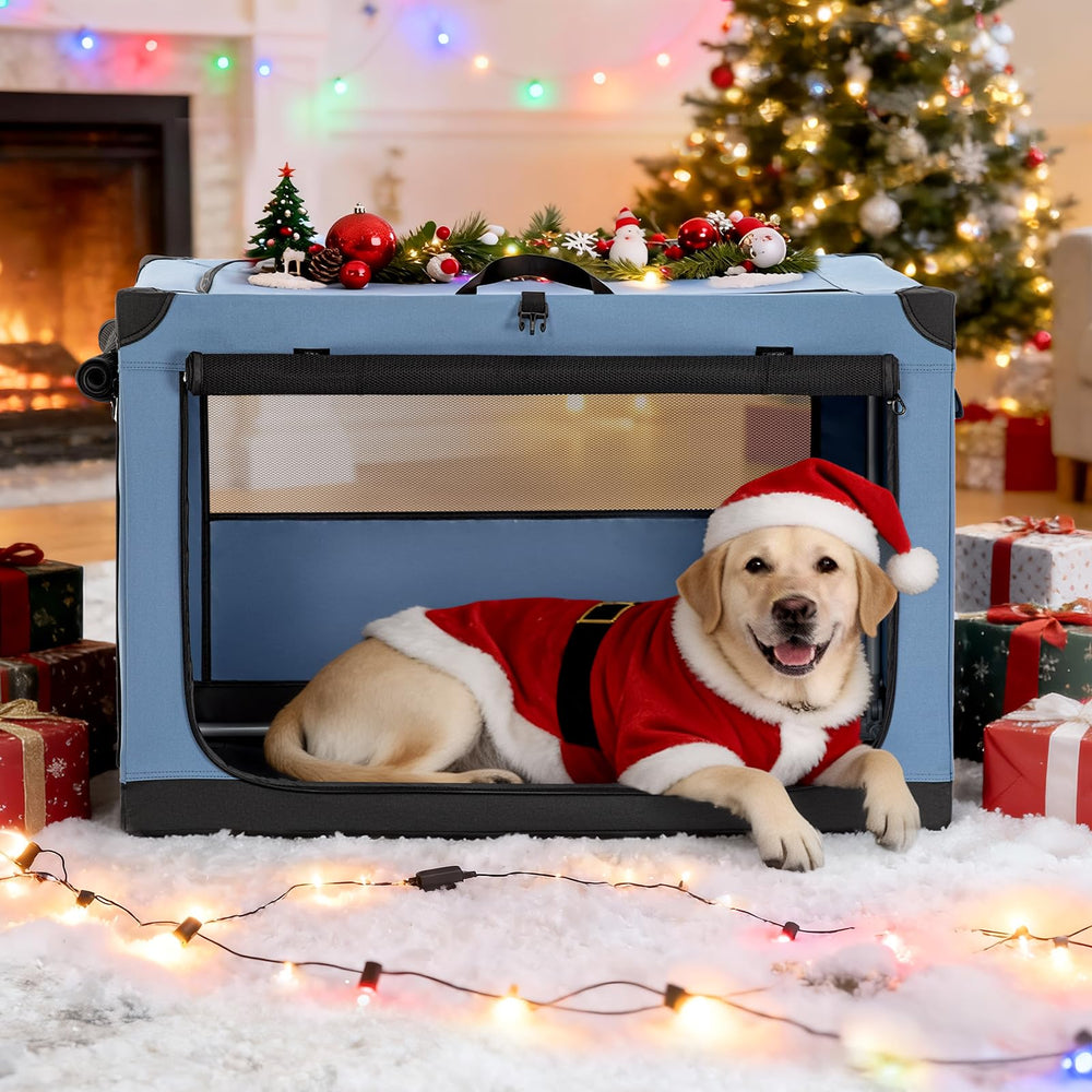 PETSFIT jaula para perros 36 pulgadas, ideal para coche durante viajes
